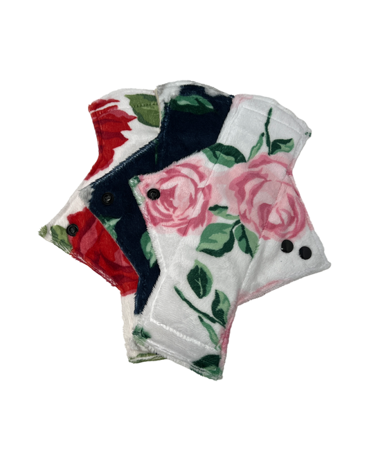 Rose Minky Light Flow Day Pads