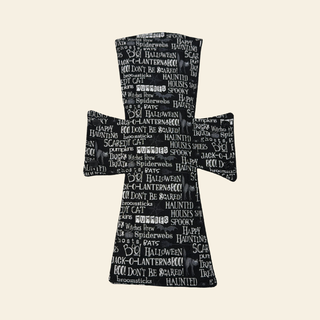 Halloween Words Cotton Single Night/Postpartum Pad