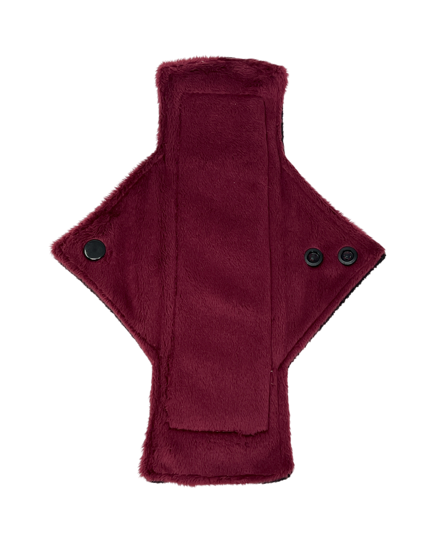 Burgundy Minky Single Light Flow Day Pad