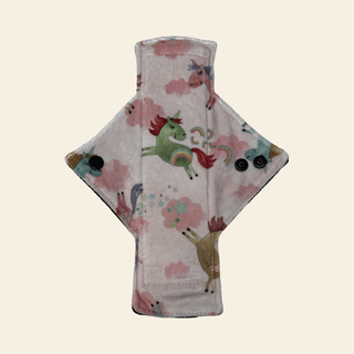 Pink Unicorn Minky Light Flow Day Pad