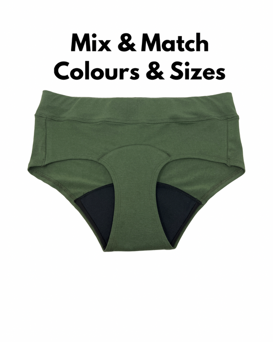 “Game Changer" Period Underwear - Choose Colour & Size