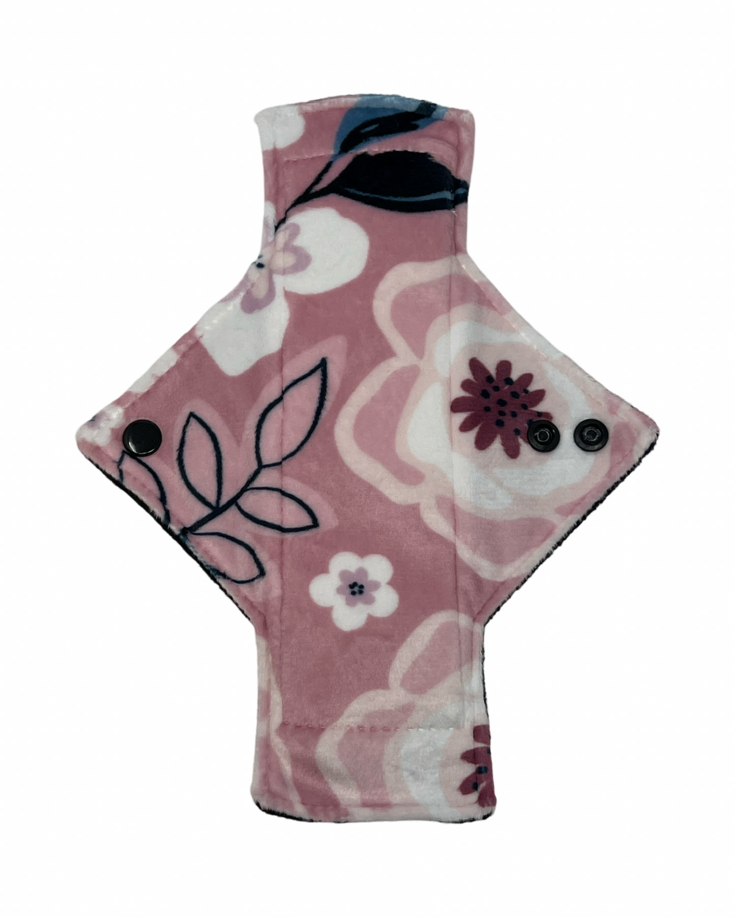 Dusty Rose Floral Minky Heavy Flow Day Pad