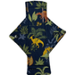 Navy Dinos Cotton Single Heavy Flow Day Pad