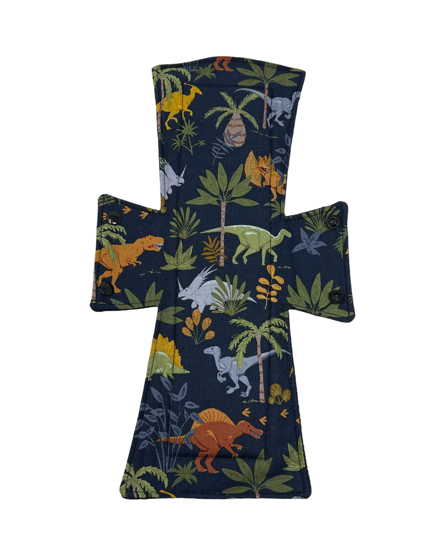 Navy Dinos Limited Edition Cotton Single Night/Postpartum Pad