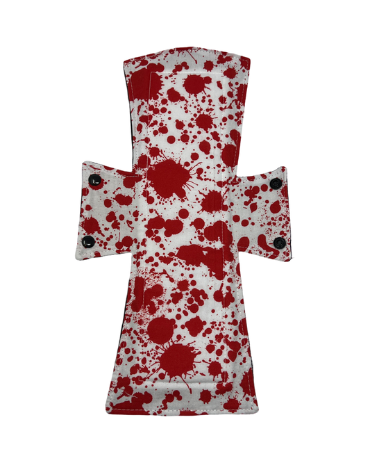 White Blood Spatter Limited Edition Cotton Single Night/Postpartum Pad