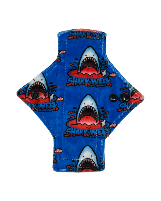 Exclusive Shark Week Minky Single Pantyliner