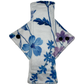 Blue/Purple Flowers Minky Light Flow Day Pad