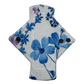Blue & Purple Flowers Single Minky Pantyliner