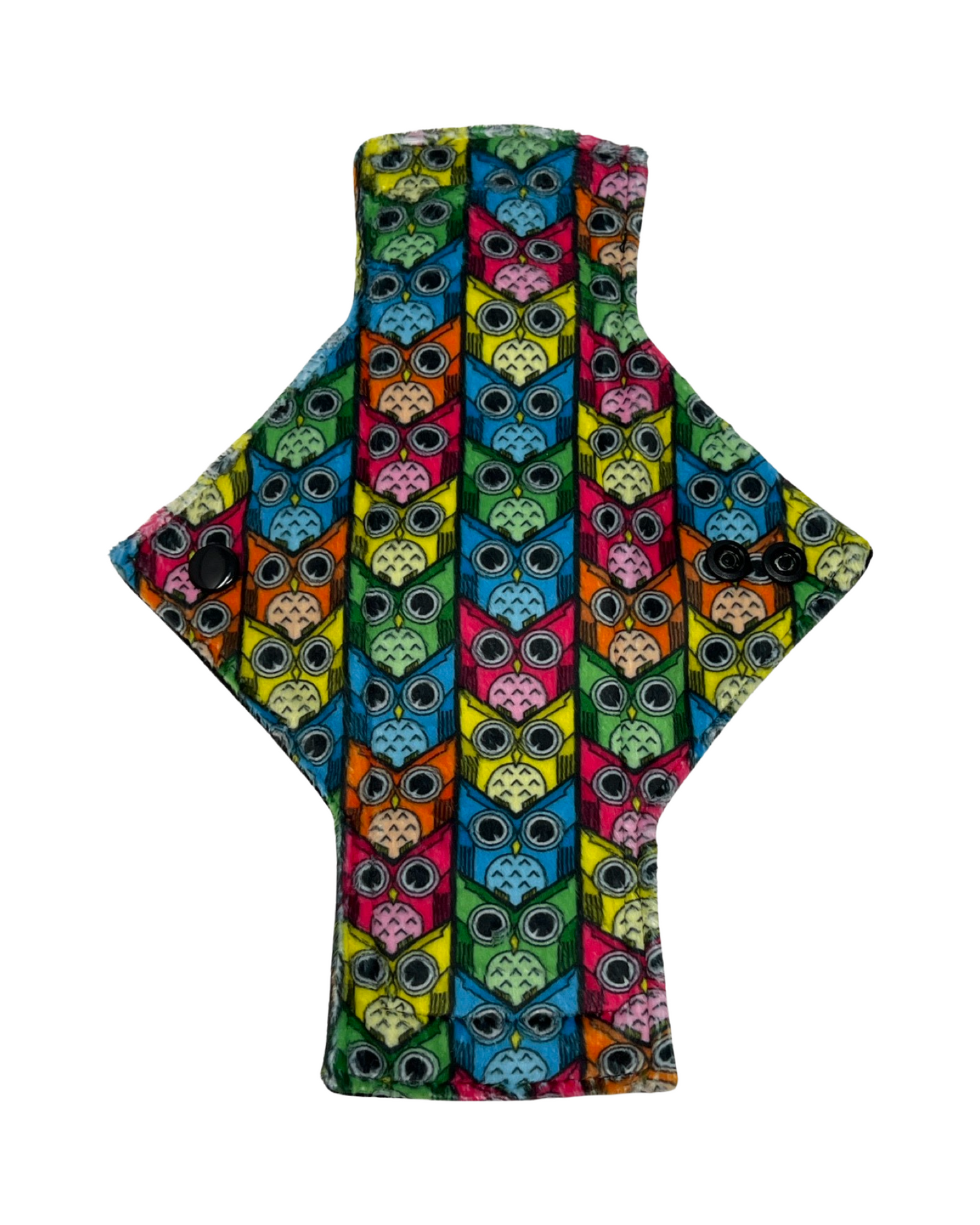 Stash Dash Event 2023 - Backed with Softshell Fleece Stacked Owls Limited Edition Minky Single Heavy Flow Day Pad - Tree Hugger Cloth Pads