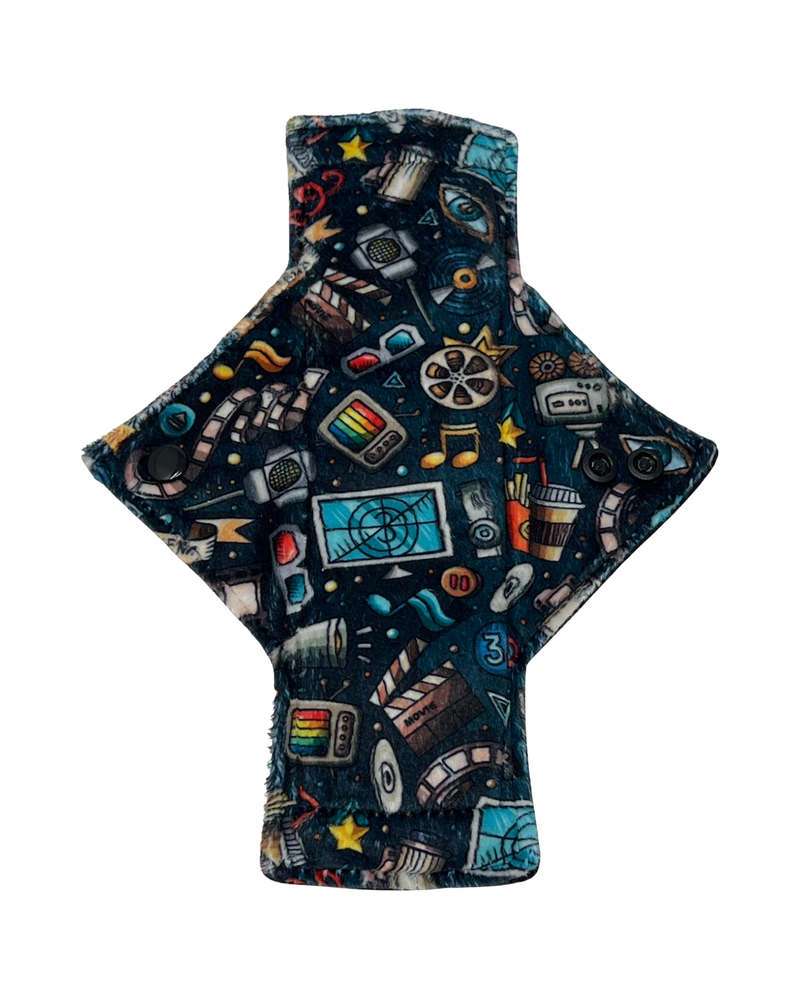 Stash Dash Event 2023 - Backed with Softshell Fleece Cinema Limited Edition Minky Single Heavy Flow Day Pad - Tree Hugger Cloth Pads