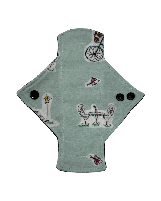 Stash Dash Event 2023 - Backed with Softshell Fleece France Limited Edition Cotton Single Pantyliner - Tree Hugger Cloth Pads