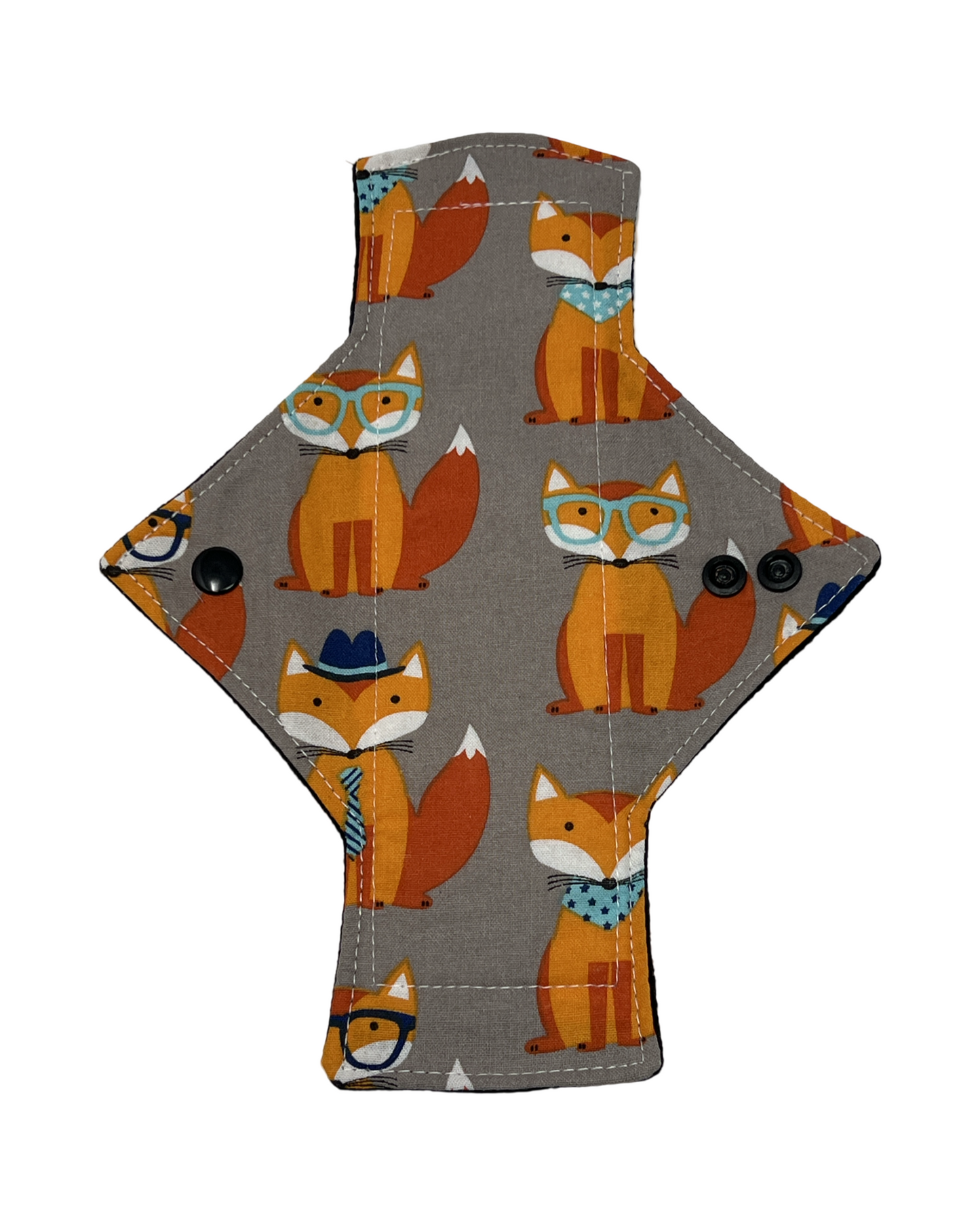 Stash Dash Event 2023 - Backed with Softshell Fleece Foxes Limited Edition Cotton Single Light Flow Day Pad - Tree Hugger Cloth Pads
