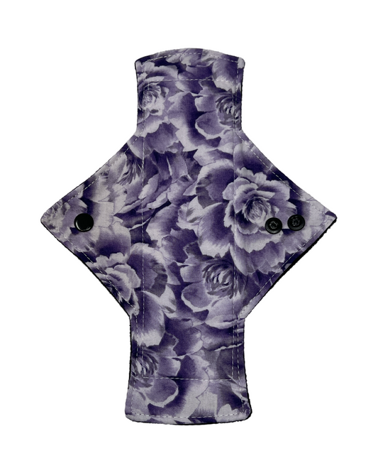 Stash Dash Event 2023 - Backed with Softshell Fleece Purple Galore Limited Edition Cotton Single Heavy Flow Day Pad - Tree Hugger Cloth Pads