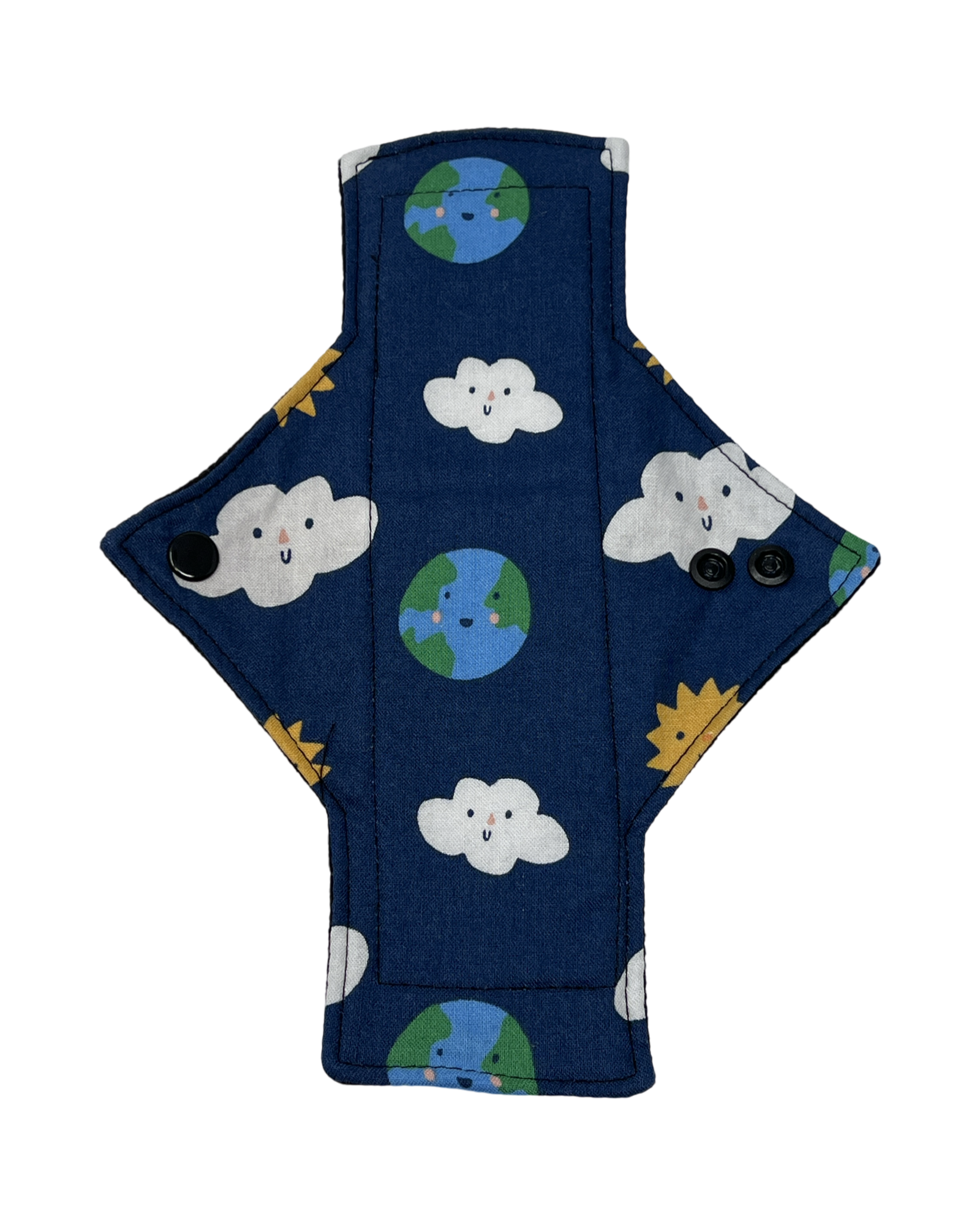 Stash Dash Event 2023 - Backed with Softshell Fleece Happy Sky Limited Edition Cotton Single Light Flow Day Pad - Tree Hugger Cloth Pads