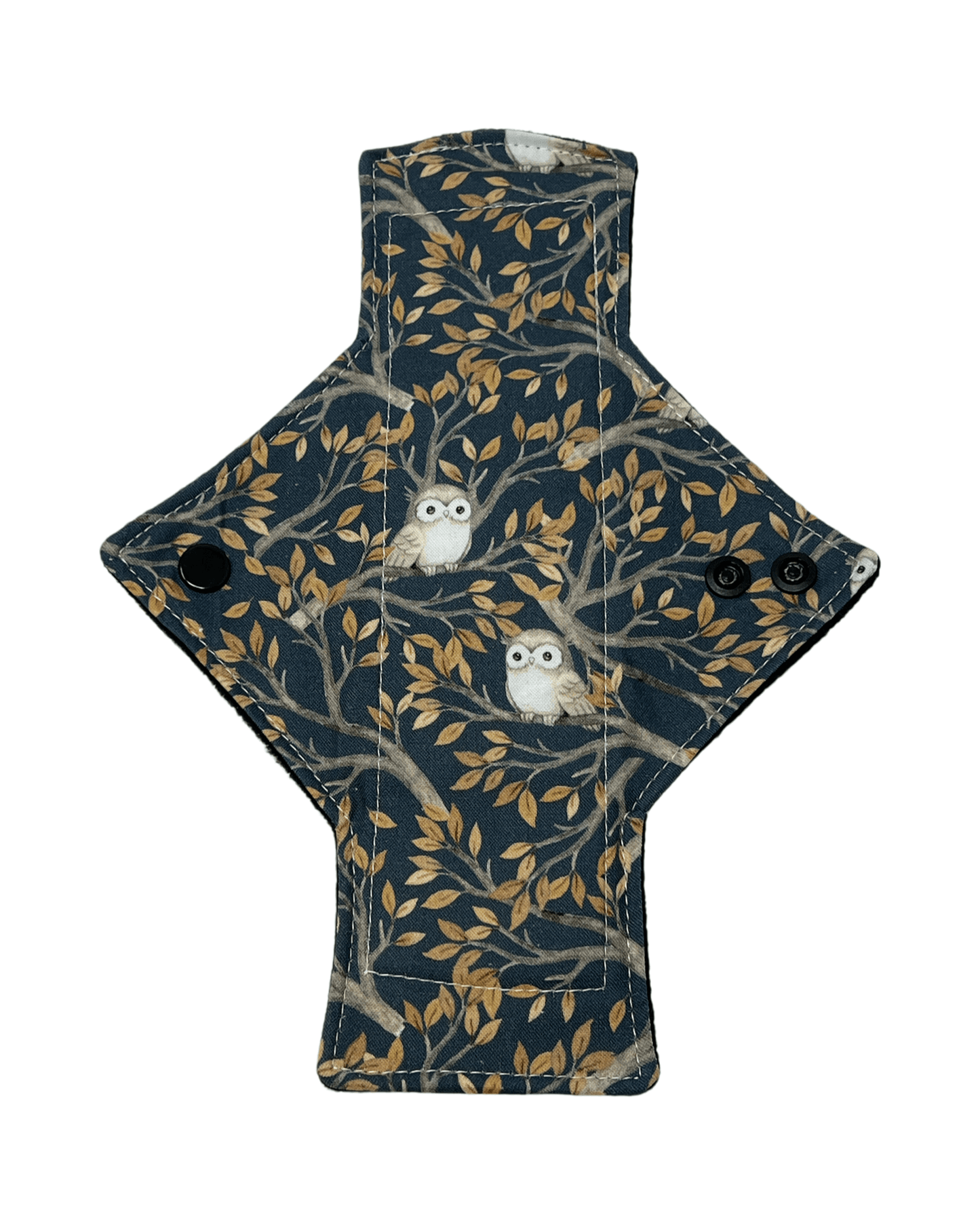 Autumn Owls Cotton Single Heavy Flow Day Pad - Tree Hugger Cloth Pads