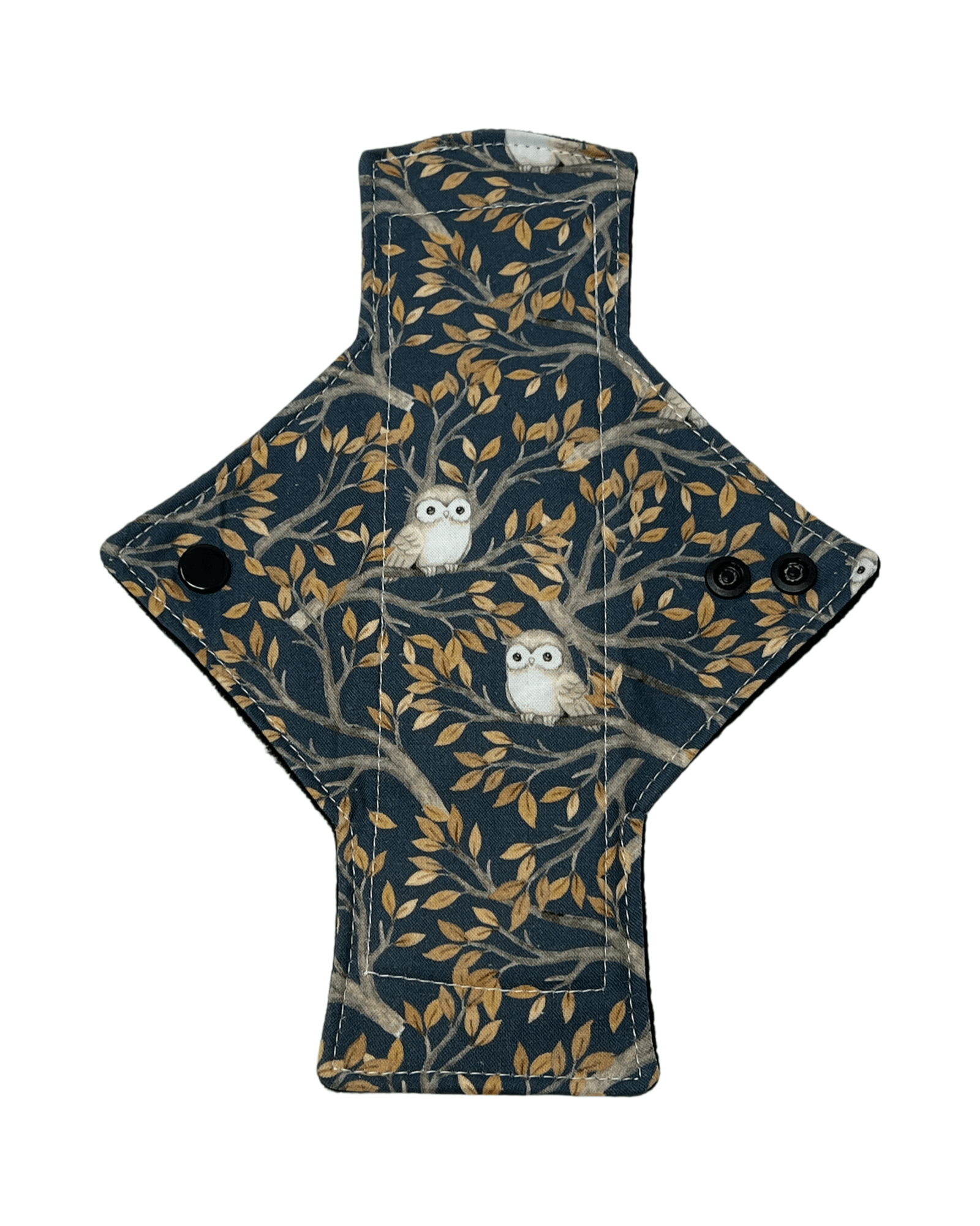 Autumn Owls Cotton Single Heavy Flow Day Pad - Tree Hugger Cloth Pads