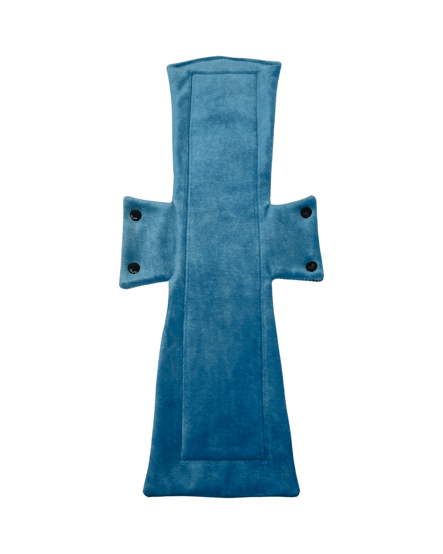 Blue/Green Bamboo Single Super Night/Postpartum Pad 16.5" - Tree Hugger Cloth Pads