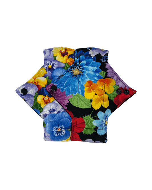 Bright Flowers Limited Edition Cotton Pantyliner Set - Tree Hugger Cloth Pads