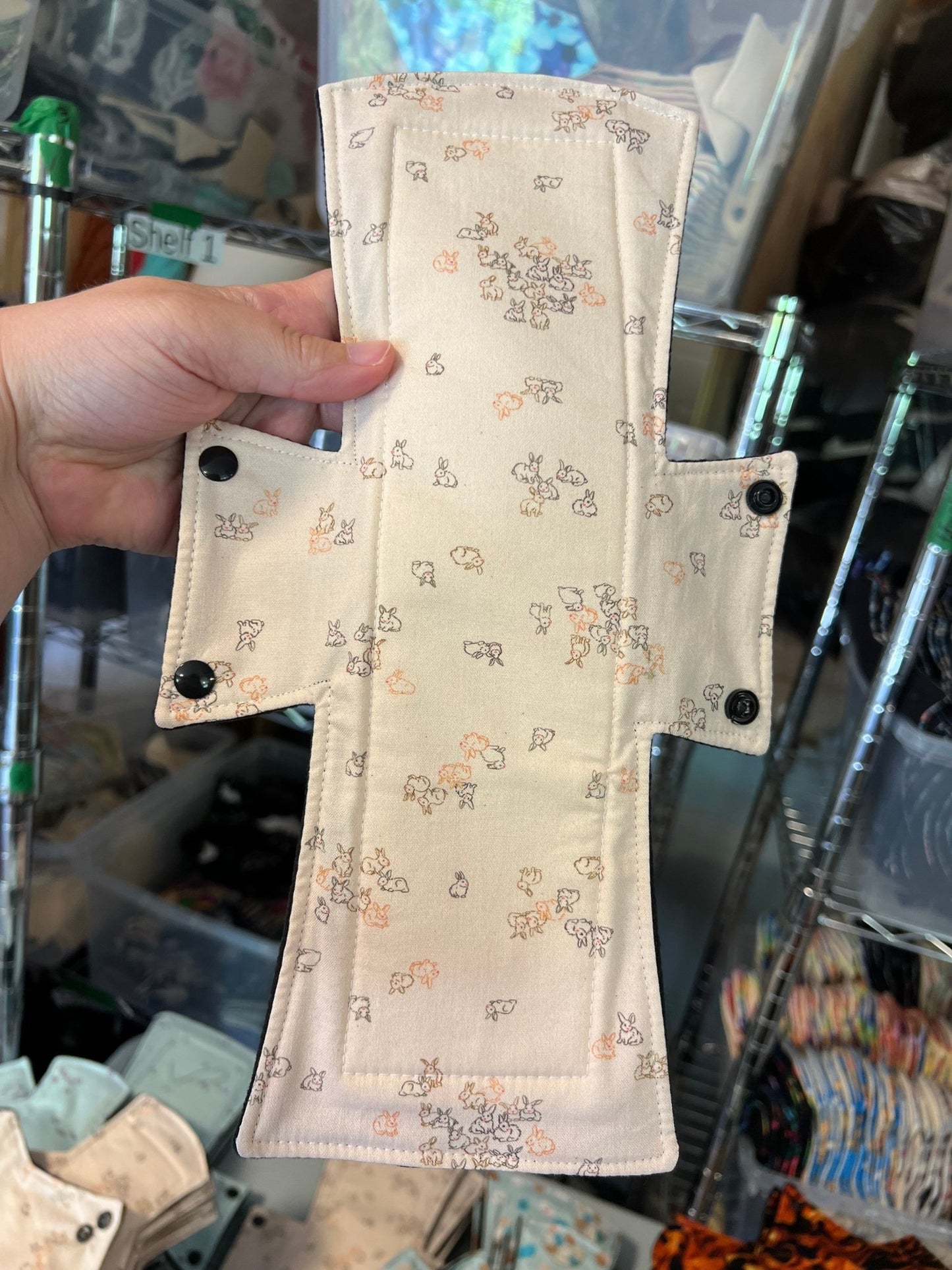 Bunnies Cotton Single Night/Postpartum Pad - Tree Hugger Cloth Pads