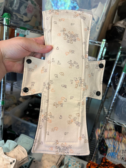Bunnies Cotton Single Night/Postpartum Pad - Tree Hugger Cloth Pads