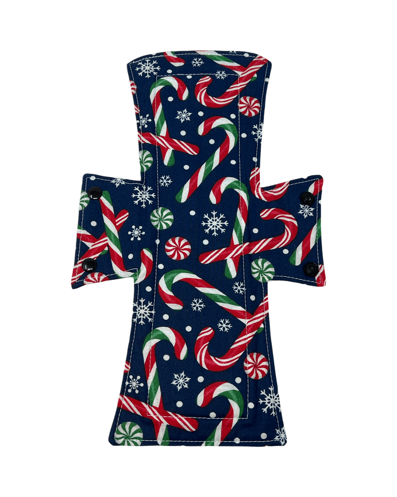 Candy Cane Limited Edition Cotton Single Night/Postpartum Pad - Tree Hugger Cloth Pads