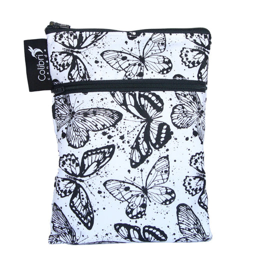 Colibri Butterfly Dual Pocket Purse Sized Wet Bag - Tree Hugger Cloth Pads