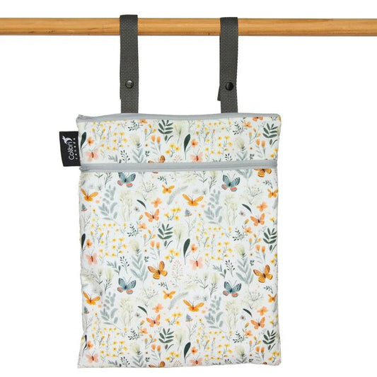 Colibri Butterfly Garden Bathroom Dual Wet/Dry Bag - Tree Hugger Cloth Pads