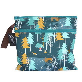 Colibri Camp Out Dual Pocket Square Wet Bag - Tree Hugger Cloth Pads