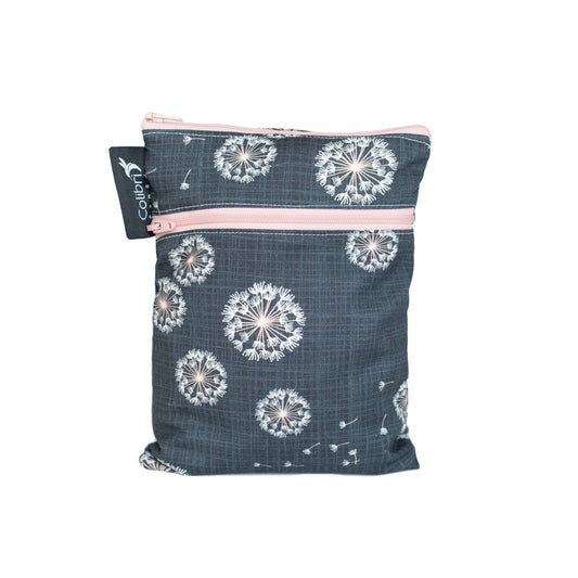 Colibri Dandelion Dual Pocket Purse Sized Wet Bag - Tree Hugger Cloth Pads