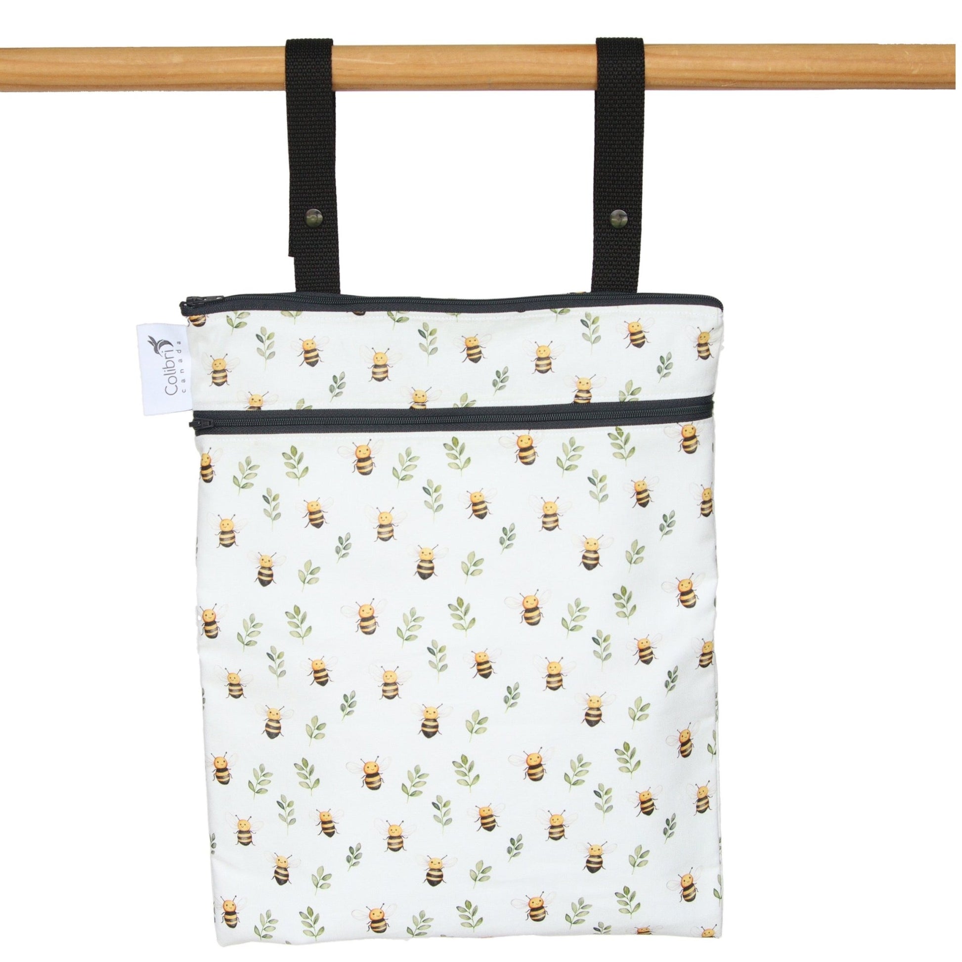 Colibri Honey Bathroom Dual Wet/Dry Bag - Tree Hugger Cloth Pads