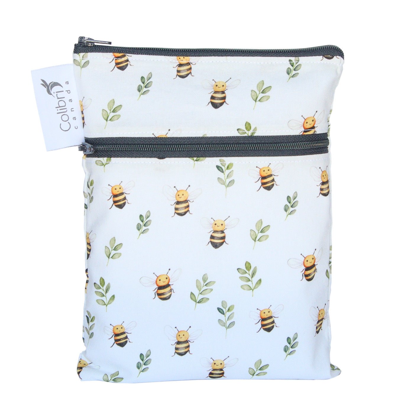 Colibri Honey Dual Pocket Purse Sized Wet Bag - Tree Hugger Cloth Pads