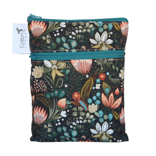 Colibri Penny Lane Dual Pocket Purse Sized Wet Bag - Tree Hugger Cloth Pads