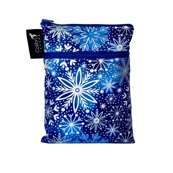Colibri Snowflake Exclusive Dual Pocket Purse Sized Wet Bag - Tree Hugger Cloth Pads