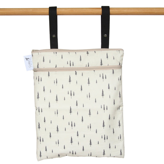Colibri Whispering Pine Bathroom Dual Wet/Dry Bag - Tree Hugger Cloth Pads