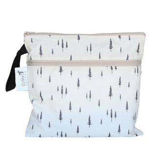 Colibri Whispering Pine Dual Pocket Square Wet Bag - Tree Hugger Cloth Pads