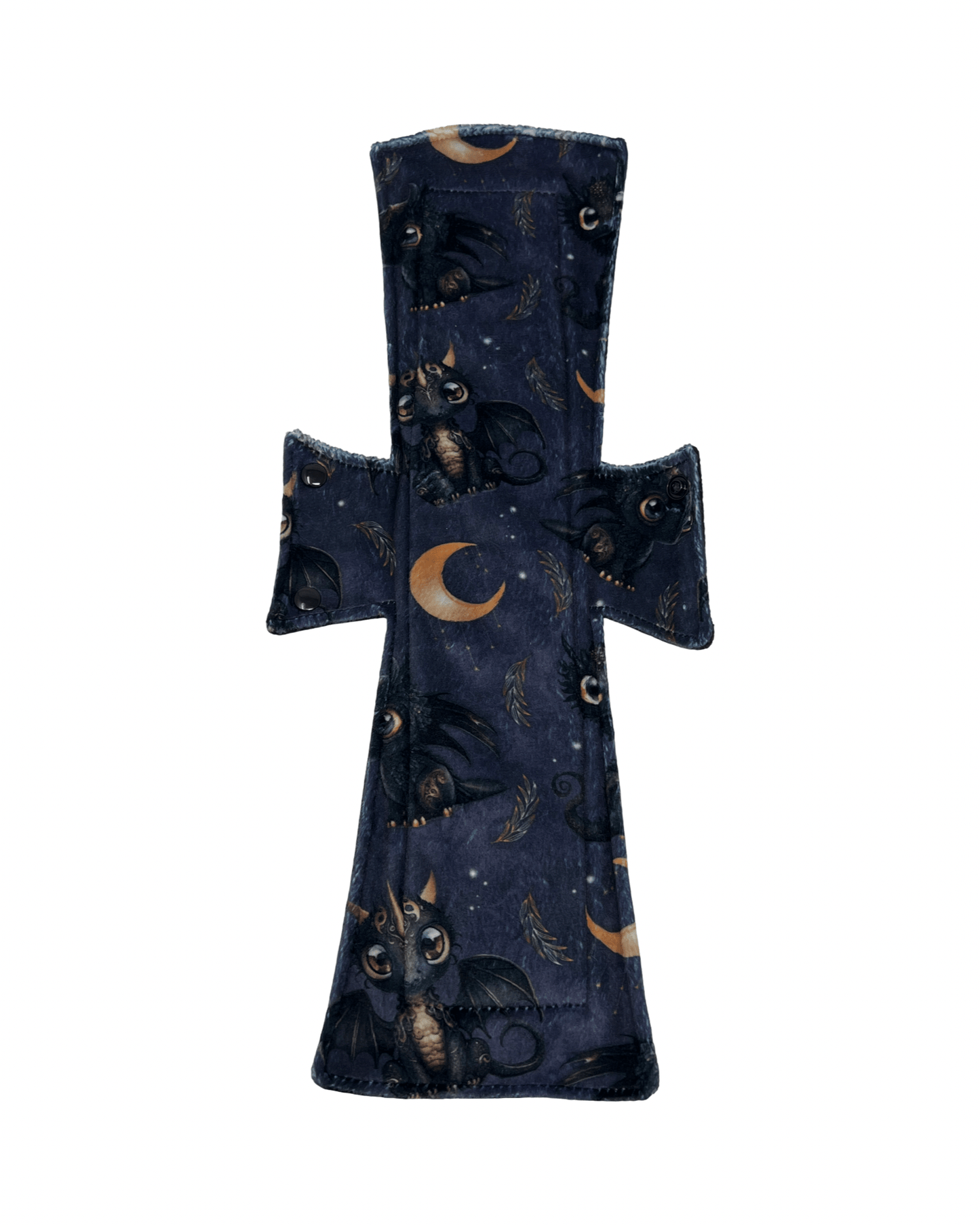 Cute Dragon Minky Single Super Night/Postpartum Pad 16.5" - Tree Hugger Cloth Pads