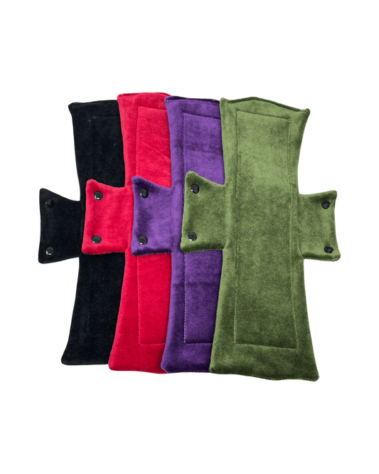 Dark Coloured Bamboo Night/Postpartum Pads x4 - Tree Hugger Cloth Pads