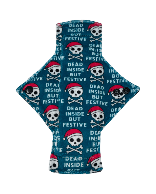 Dead Inside Limited Edition Minky Single Heavy Flow Day Pad - Tree Hugger Cloth Pads