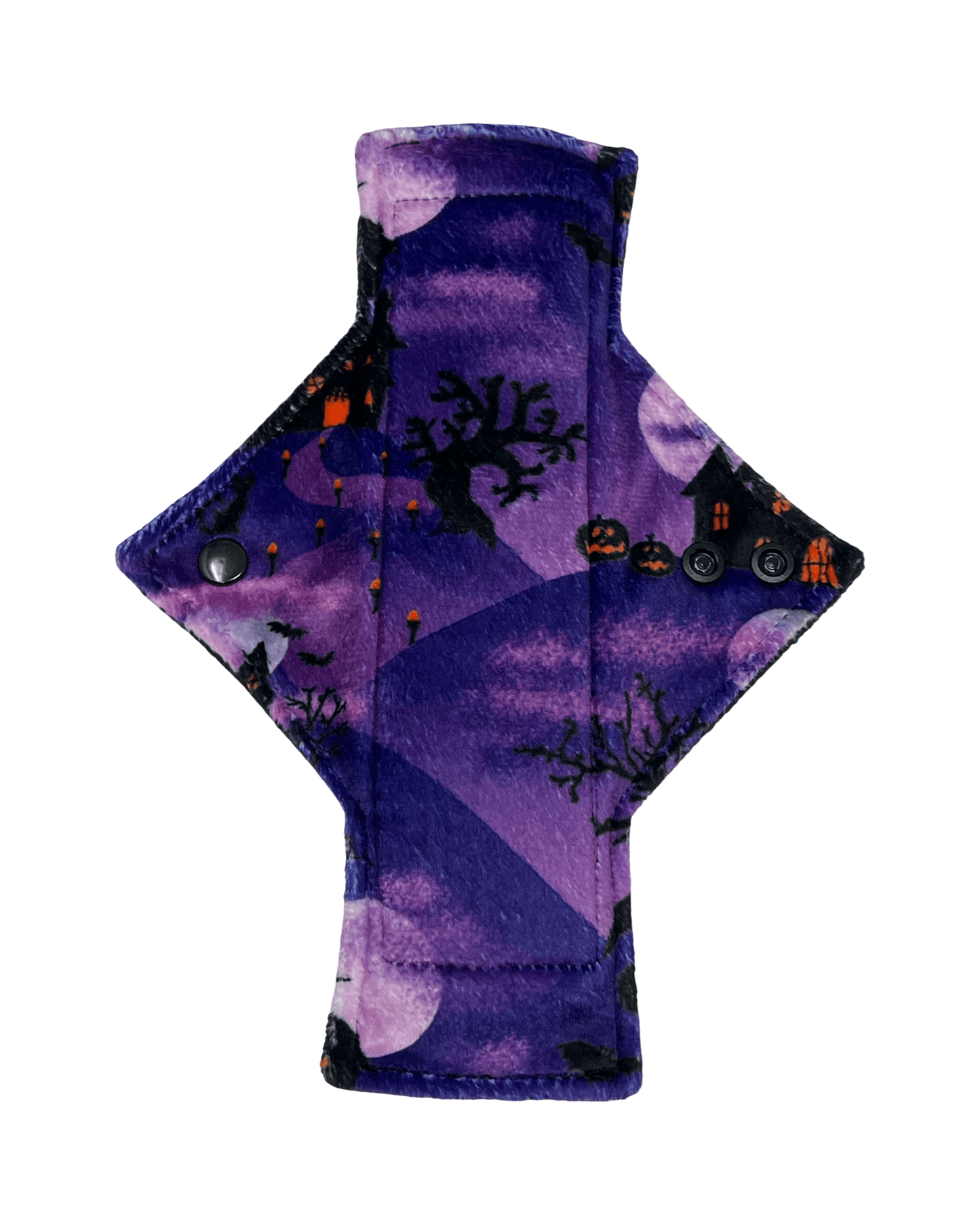 *Discounted* Imperfect placement Spooky Castles Limited Edition Minky Single Heavy Flow Day Pad - Tree Hugger Cloth Pads