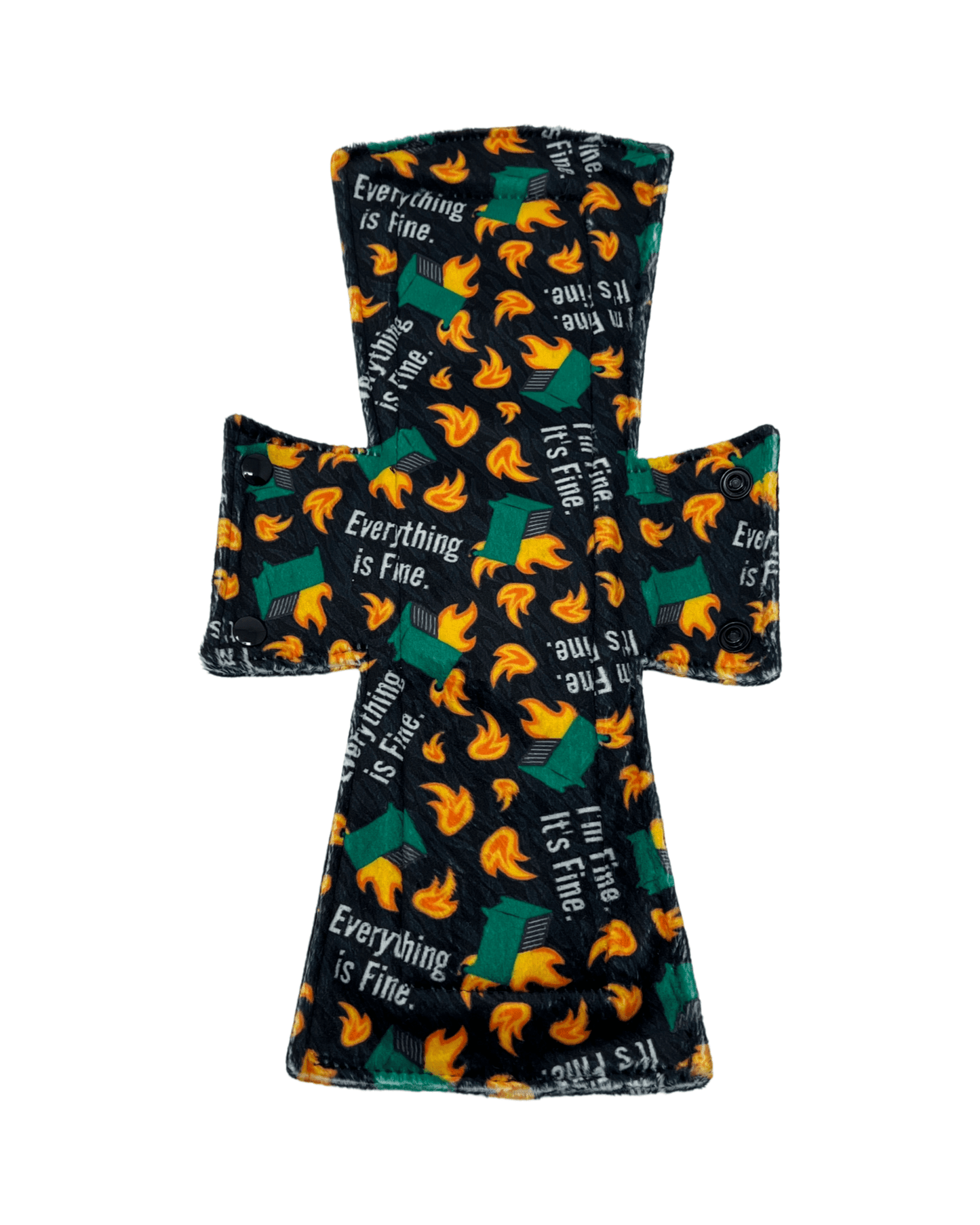 Dumpster Fire Limited Edition Minky Single Night/Postpartum Pad - Tree Hugger Cloth Pads