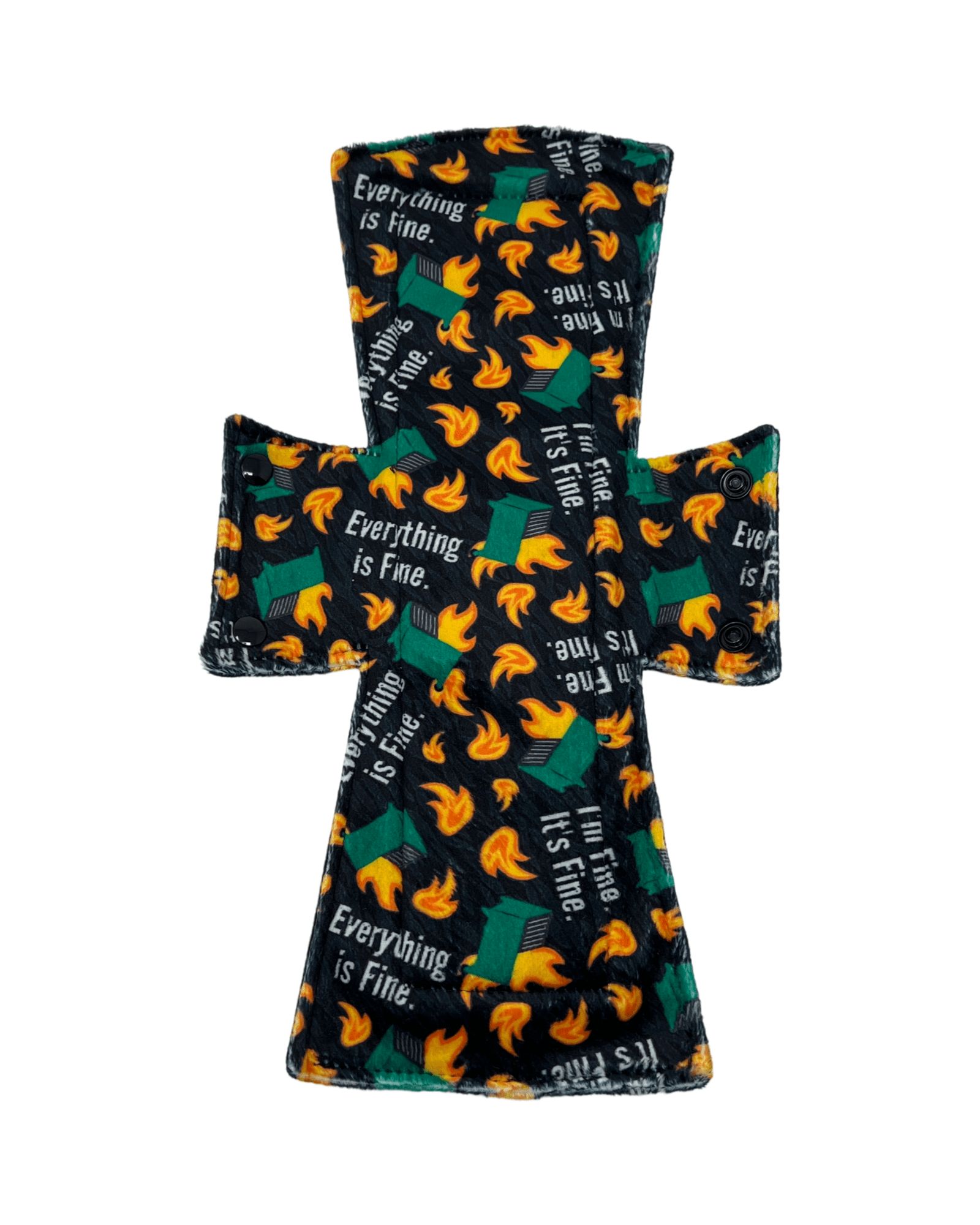 Dumpster Fire Limited Edition Minky Single Night/Postpartum Pad - Tree Hugger Cloth Pads