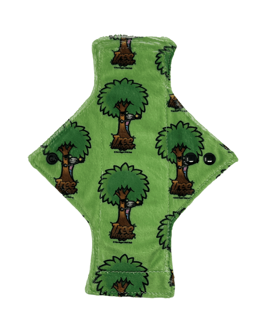 Exclusive Tree Hugger Minky Single Light Flow Day Pad - Tree Hugger Cloth Pads