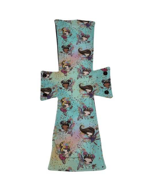 Fairies Jersey Single Super Night/Postpartum Pad 16.5" - Tree Hugger Cloth Pads