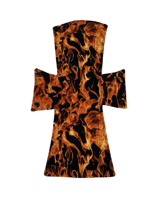 Flames Cotton Single Night/Postpartum Pad - Tree Hugger Cloth Pads