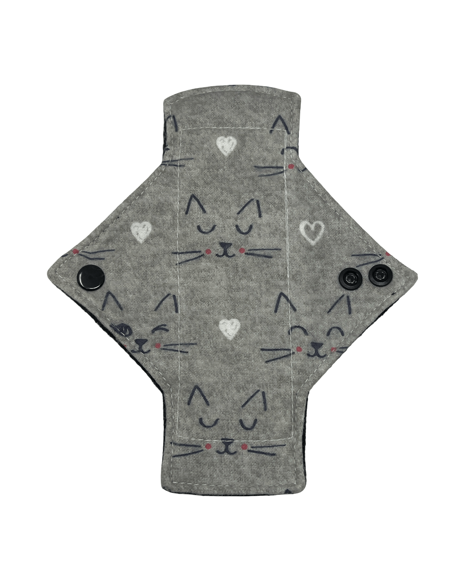 Flannel Whiskers Cotton Single Pantyliner - Tree Hugger Cloth Pads