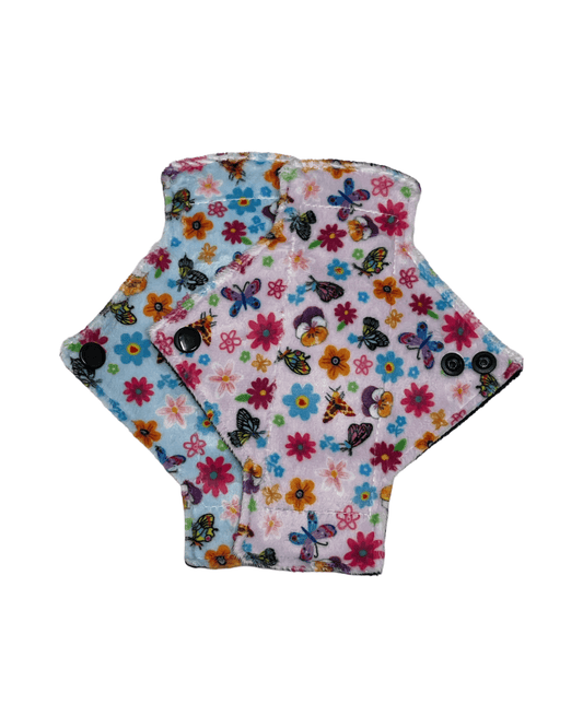 Fun Minky Pantyliner Set of 2 - Tree Hugger Cloth Pads