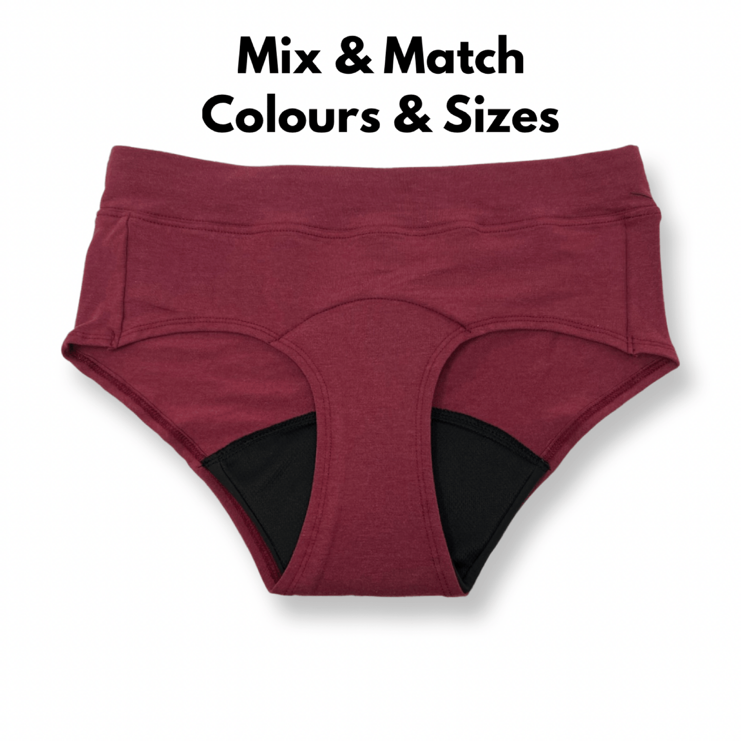 “Game Changer" Period Underwear - Choose Colour & Size - Tree Hugger Cloth Pads