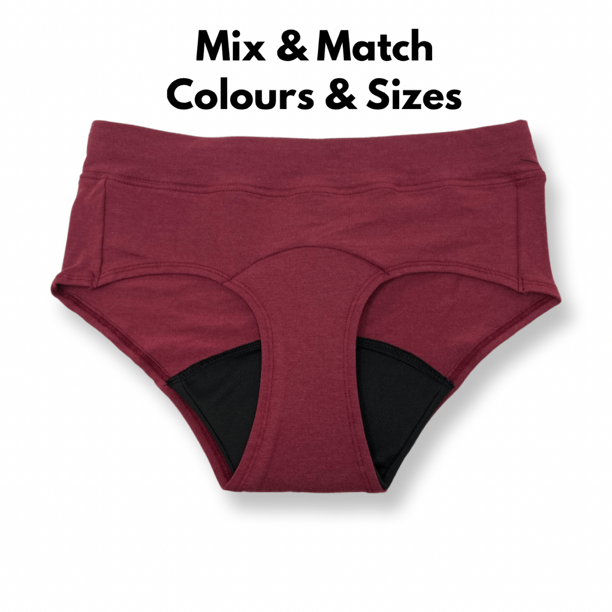 “Game Changer" Period Underwear - Choose Colour & Size - Tree Hugger Cloth Pads