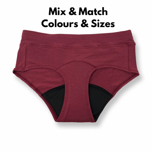 “Game Changer" Period Underwear - Choose Colour & Size - Tree Hugger Cloth Pads