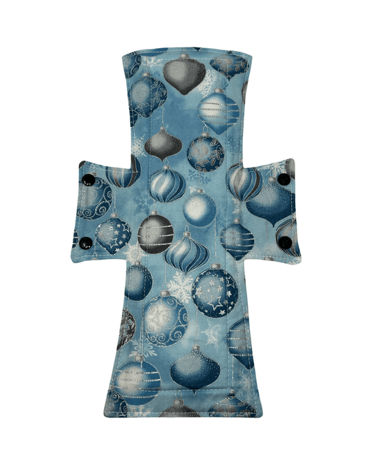 Glitter Ornaments Limited Edition Cotton Single Night/Postpartum Pad - Tree Hugger Cloth Pads